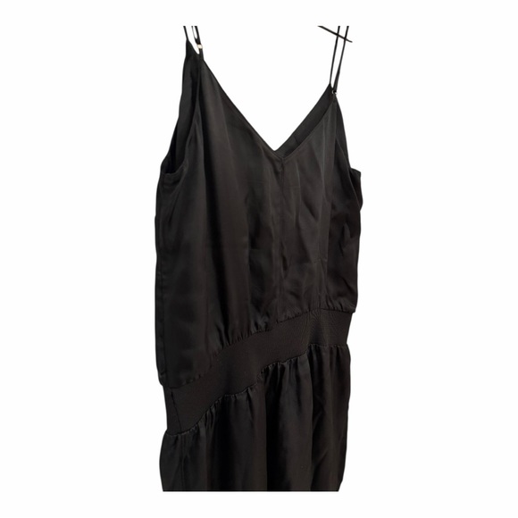 Cinq à Sept Black Cupro Cami Jumpsuit | Minimalist Scandi Chic - Picture 6 of 11